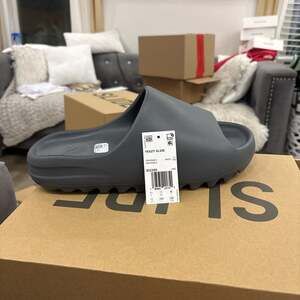 Adidas Yeezy Slide 'Slate Grey' Men's Size 11